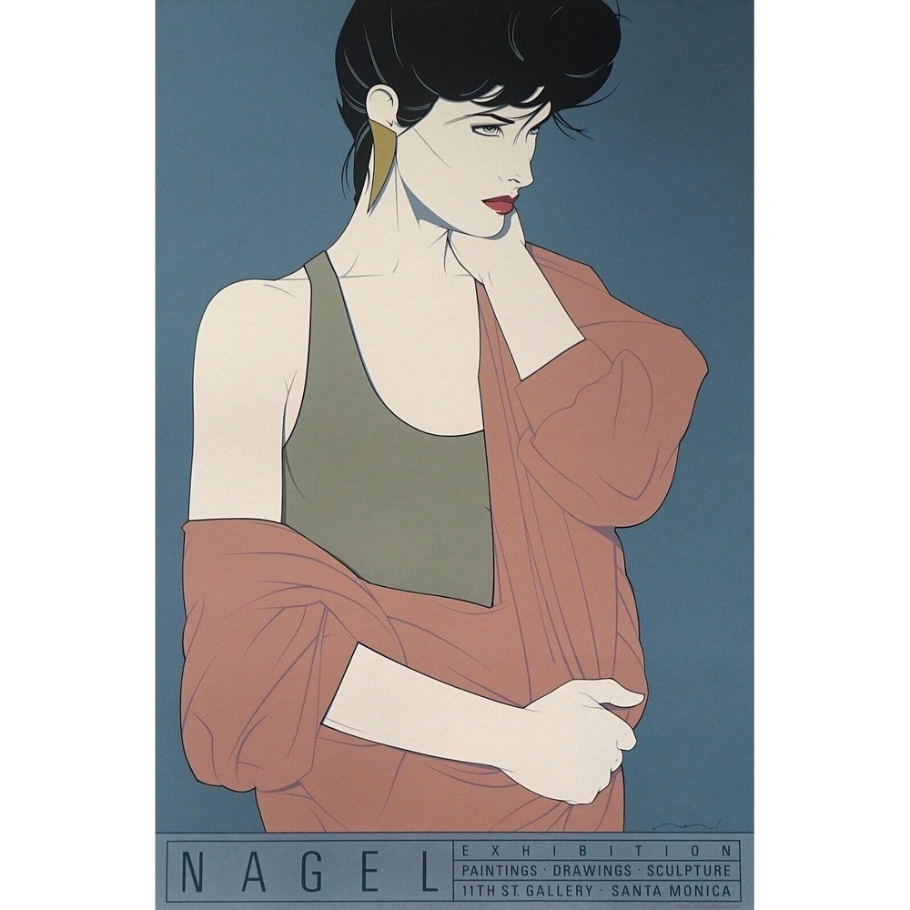 Patrick Nagel -Commemorative #10 Limited Edition Silkscreen Screen Signed - Mint